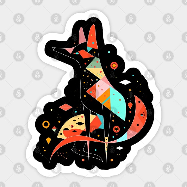 Space Wolf Color Sticker by Origami Fashion